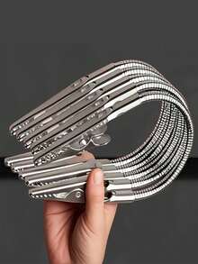 4 件重型多用途鳄鱼夹支架 - 可弯曲设计，适用于办公室、家庭、实验室工具 - 兼容蚊香、笔记、电缆 - 耐用铝合金结构、优质材料、多功能握把、电缆整理器，非常适合办公室工作人员