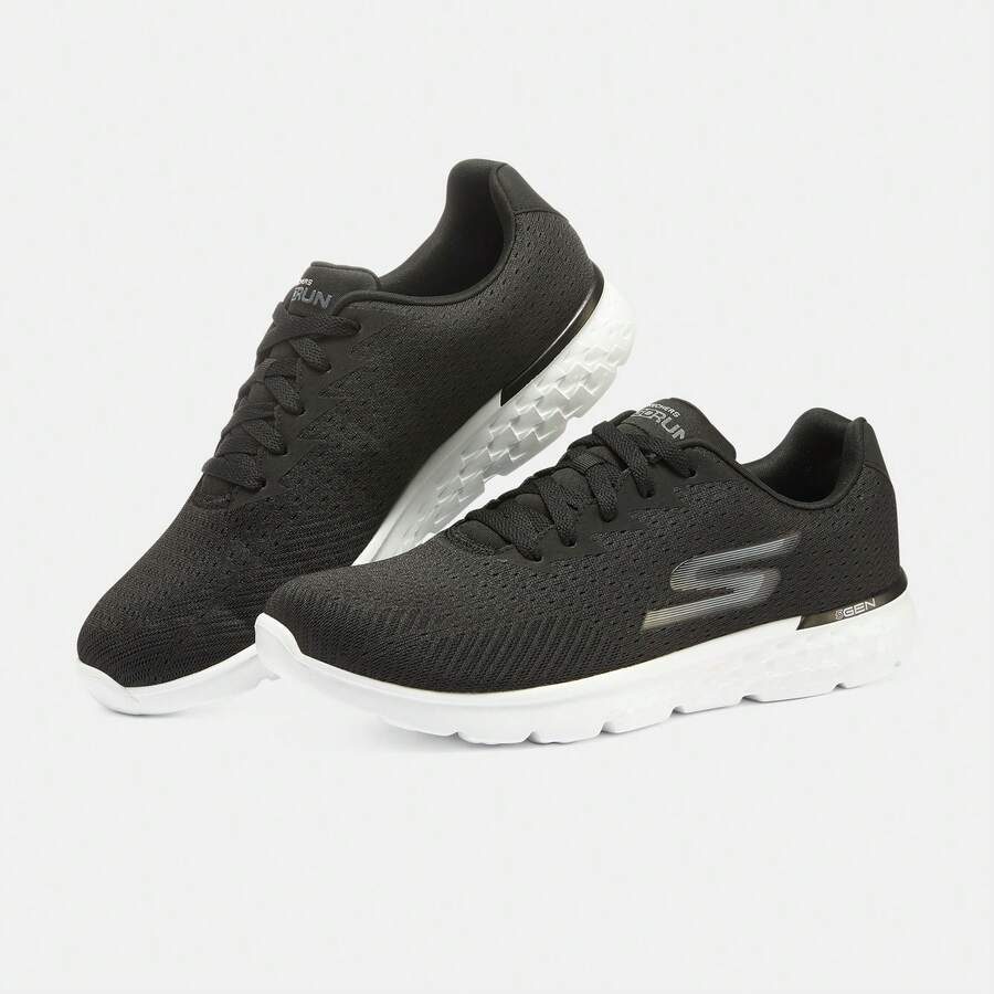 Skechers Zapatillas de running ligeras y versátiles para hombre GO RUN 400 - Blanco y negro - Ver 1