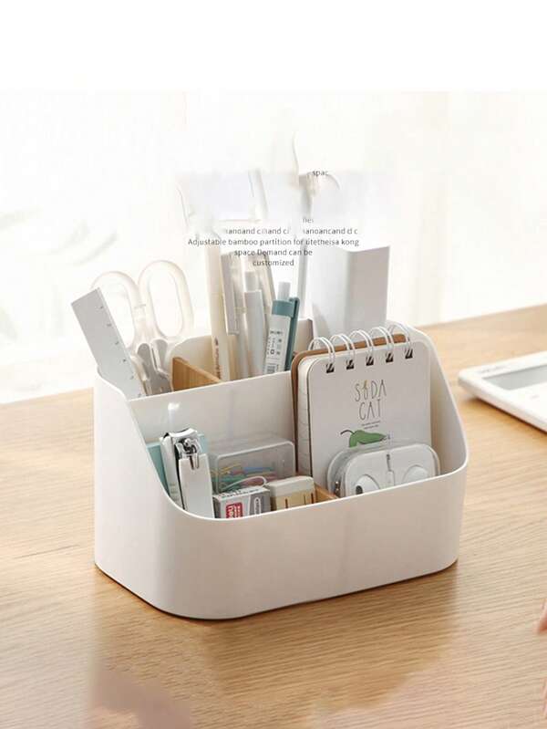 1 Stück Desktop Aufbewahrungsbox Organizer, große Gitteraufbewahrungsbox für Zuhause, Büro, Küche und mehr, hochkapazitiver Kunststoff Organizer