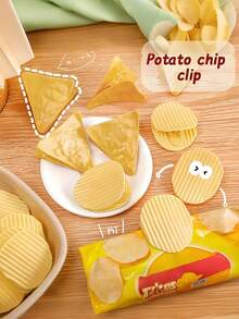 6 piezas de Clips creativos de Navidad - Plástico, de doble uso: Sellador de bolsas de aperitivos y organizador de archivos de oficina | Para fiestas navideñas/Año Nuevo/festivales y ocasiones (fiesta/aniversario/boda), accesorios de escritorio