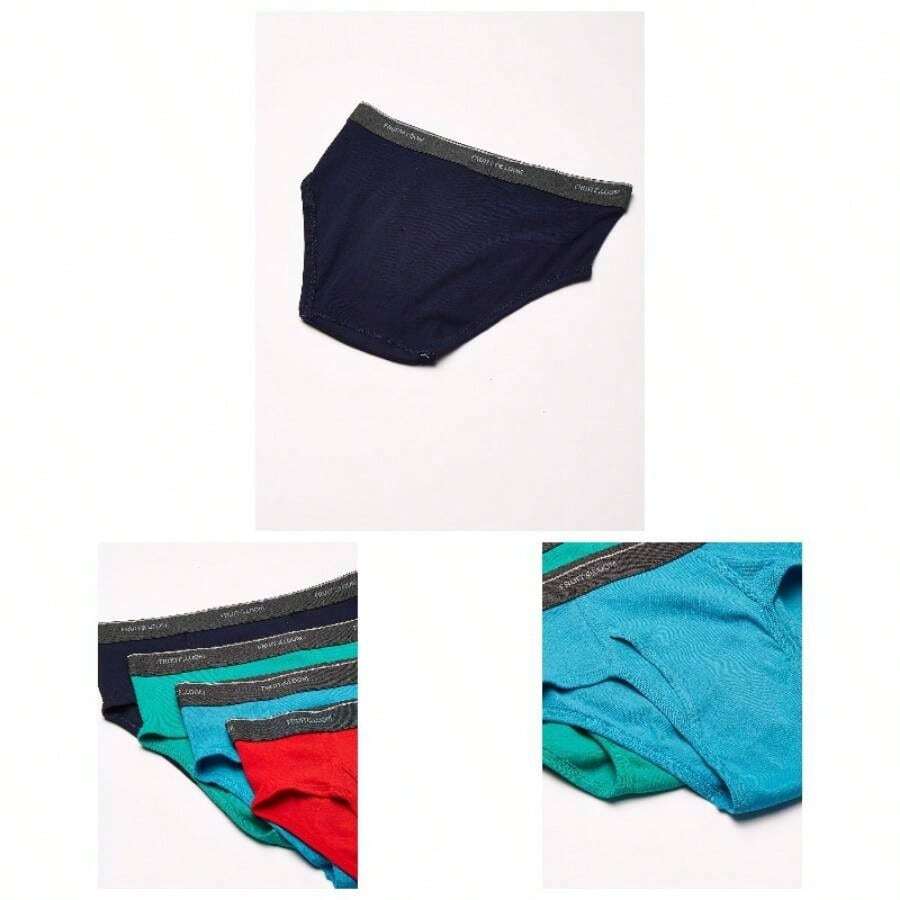 4P461LM. 103 Bxer hombre ropa interior de algodn suave para uso diario color negro con diseo cmodo y elstico - M + Varios - Ver 1