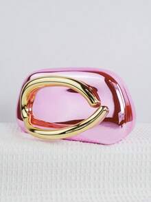 Geantă de mână metalică strălucitoare de lux pentru femei, geantă de seară elegantă, cu decor de bar metalic, pentru ocazii formale, cum ar fi gale, baluri, petreceri de Crăciun