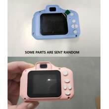 Christmas Decoration 1PC Mini Camera Waterproof 1080P HD Screen Camera Video Toy 8 Million Pixel Cartoon Cute Camera Outdoor Photography Toy Birthday Gift