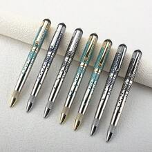 经典金属圆珠笔，特制高品质金属网笔杆，办公学习用品，中性笔芯，蓝色墨水 - 1350 - 查看 4