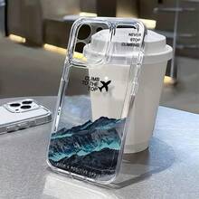 El chasis de TPU adopta un diseño de avión glacial espacial transparente, una funda protectora para teléfono personalizada y creativa, corte preciso para evitar caídas, diseño a prueba de golpes y anti-caída, resistente a la suciedad y duradera, adecuada para  17.17 Pro...17 Pro Max...17 Agua. 16.16 Pro...16 Pro Máx.16 más.. 15.15 Pro Max...15 Pro...15 más.. 14.14 Pro...14 más..14 Pro Max... 13.13 Pro...13 Pro Max...12.12 Pro...12 Pro Max...11.11 Pro...11 Pro Máx.XR.X.XS.XS máx.Modelo Se.MiNi - La elección perfecta para regalos de cumpleaños, adecuado para tu novia, novio, amigos e incluso para ti mismo. - Transparente 2737 - Ver 6