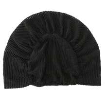 Sleek Design, Breathable Mesh Black Undercap For Women - Elastic, Lightweight & Portable |   Fashionable Polyester Hair Cap