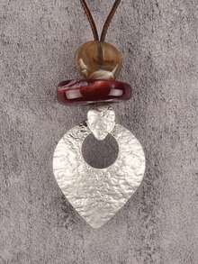 Silver-white Alloy Heart