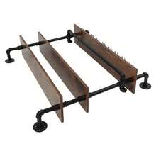 SanBouSi Wine Storage Display Rack 3-Tier Wall Mount Wine Rack Wine Rack Wall Mounted - Black - View 8