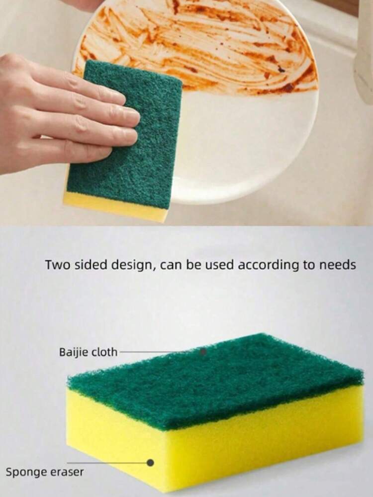 1 Dispensador de jabón para lavar platos de cocina - Dispensador de jabón 2 en 1 para fregadero, dispensador de jabón de plástico, recarga instantánea, duradero, con juego de dispensador de esponja y jabón para lavar platos de cocina, dispensador de bomba de jabón para encimera de fregadero de cocina, herramienta de cocina útil para regalo de Año Nuevo, artículos de cocina, accesorios de cocina, utensilios de cocina - Multicolor - Añade 4