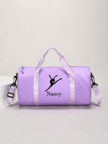 Customizable Travel/Dance Bag With Your Name, Ideal For Sports, Latin Dance And Other Occasions. Suitable For Daily Commute, Travel, Vacation, School And Outdoor Activities. Large Capacity Design Can Be Used As A Shoulder Bag, Also An Ideal Gift For Family And Friends. - Multicolor - View 25