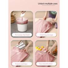50PCS Trash Bags Garbage Storage Furniture Garbage Storage Bags Multi-Purpose Trash Bags, Heat-Resistant Kitchen Garbage Bags For Storage And Travel, 50packs - Random - View 2