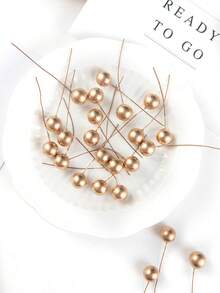 50PCS 2.36inch Artificial Holly Berries Christmas Berry Artificial Fruits For Christmas Tree Decor, Christmas Wreath Making Decorations Supplies Bouquet Diy, Wreath Material, Candy Box Accessories, Home Wedding Decoration, Bride Wrist Flower, Chest Flower, Headflower Material, Room Decor, Kitchen Accessories, New Year Decoration, Birthday Party Cake Accessories, Fall Decor, Winter Decor, Christmas Decorations