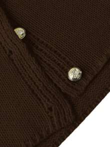 2025 Autumn/Winter New Button Front Oversized Cardigan Spring Casual Y2k Knit Sweater Holiday Halloween Clothes Christmas Clothes Going Out Outfit Back To School Everyday Streetwear Autumn Winter Women Clothes