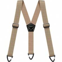 Suspenders Men Heavy Duty 1.6 Inch Mens Suspenders Elastic Adjustable Work Braces With 3 Plastic Snap Loop