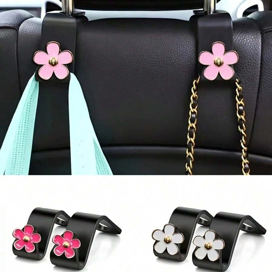 Flower Hook Car Seat Hook Car Rear Seat Rear Storage Decoration And Organizing Practical Products Car Accessories