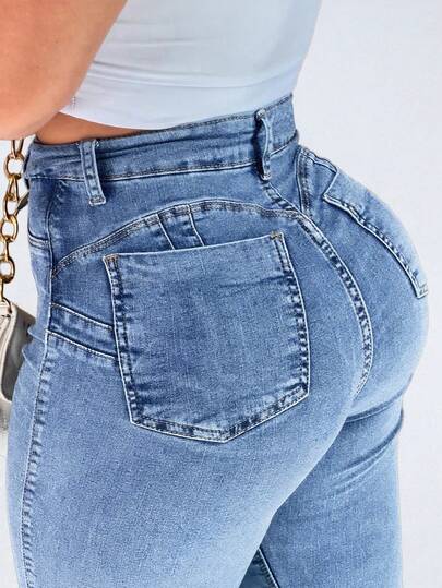 Jeans ajustados que levantan el trasero para mujeres, pantalones de ajuste ceñido con gran elasticidad, versátiles y de moda, adecuados para citas, ir al trabajo, uso casual elegante, atuendos para el Día de San Valentín y Año Nuevo, primavera