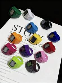 1PC-3pcs-6pcs Resettable 5-Digit LCD Electronic Counter With Digital Display, Small Finger Counter For Sports Training