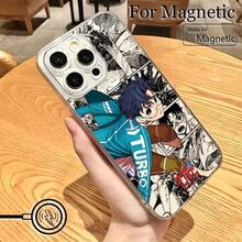 Funda de teléfono de anime Cute D-Dandadans para iPhone 17 16 15 14 13 12 11 Pro Max Air Mini XR XS X 7 8 Plus, cubierta trasera transparente magnética anti-caída de TPU suave, productos periféricos de anime, estilo lindo, carcasa flexible, funda protectora ligera, coleccionista, entusiasta de anime - Mezcla de colores - Ver 2