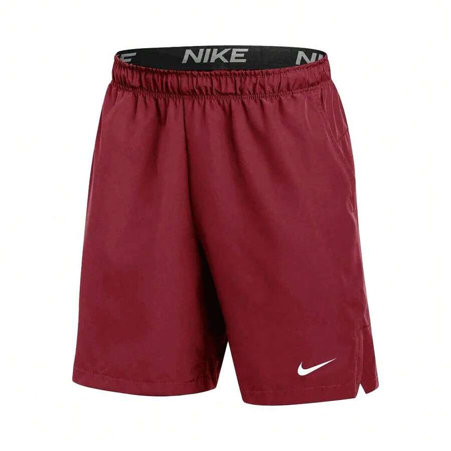 Nike Men's Dri-Fit Flex Woven Short 7" - 深紅隊 - 查看 1