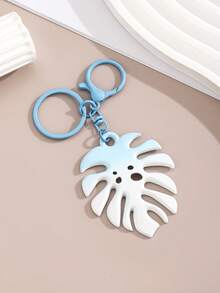 مستلزمات جديدة ساخنة البيع، سلسلة مفاتيح ورقة ombre مطلية بالسبائك اليدوية DIY، سلسلة مفاتيح سيارة ورقة سلحفاة ذات لون تدرجي ماكرون، هدية إبداعية للحبيب والصديق والصديقة والعطلات والهاتف المحمول وملحقات السيارة وسلسلة مفاتيح أكياس عيد الميلاد وهدايا المعلم والأخت