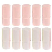 1/5pcs 5g Pink Plastic White Pink Solid Perfume Deodorant EMPTY Containers Portable Makeup Lipstick Tubes Contour Stick Packaging - Multicolor - View 3