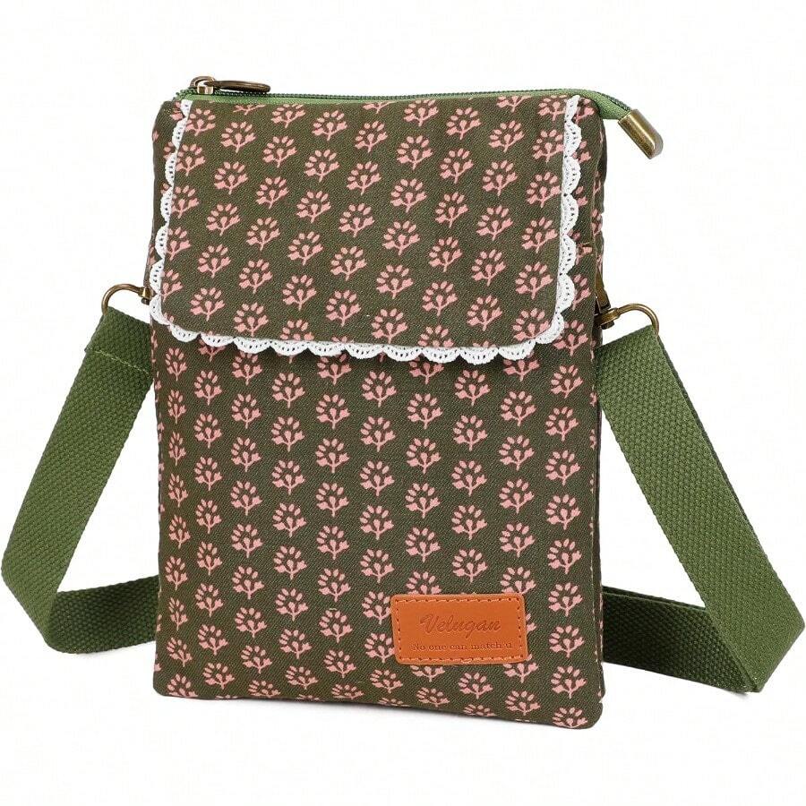 Small Crossbody Phone Purse Cellphone Wallet Bag Small Crossbody Lightweight Shoulder Bag For Women And Girls Gifts - ArmyGreen - Xem 1