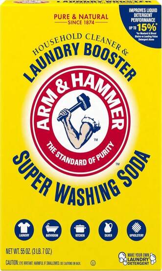 ARM &Amp; HAMMER Super Washing Soda Household Cleaner And Laundry Booster, 55 Oz Box