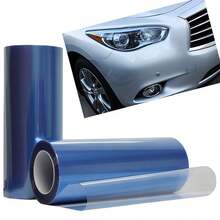1pc 30x60cm/11.81x23.62in Car Headlight Film, Gloss Vinyl Wrap Sticker, Matte Tint Tail Light Smoke Film For Motorcycle Headlight Protection - Multicolor - View 5