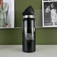 New Original OWALAS 32oz Halloween & Christmas Limited Edition Water Bottle Start Your Mysterious Journey With "Midnight Bell" And "Dancing With The Ghosts", "It's Boring Without You" And "Happy Halloween". "Trick Or Treat" - màu đen - Xem 5