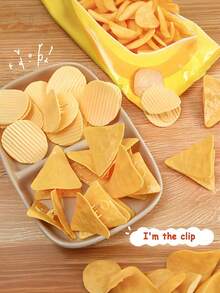 6 piezas de Clips creativos de Navidad - Plástico, de doble uso: Sellador de bolsas de aperitivos y organizador de archivos de oficina | Para fiestas navideñas/Año Nuevo/festivales y ocasiones (fiesta/aniversario/boda), accesorios de escritorio