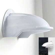 Security Camera Sun Rain Shade Cover Shield CCTV Home Dome Cam Protection Cover - Black - View 4