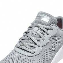 Skechers Women's Hollow Breathable Lace-Up Casual Sports Shoes - Grey - View 7