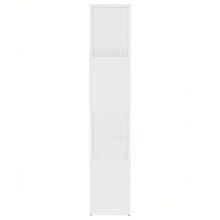 Regal/Raumteiler, weiß, 60x24x124,5