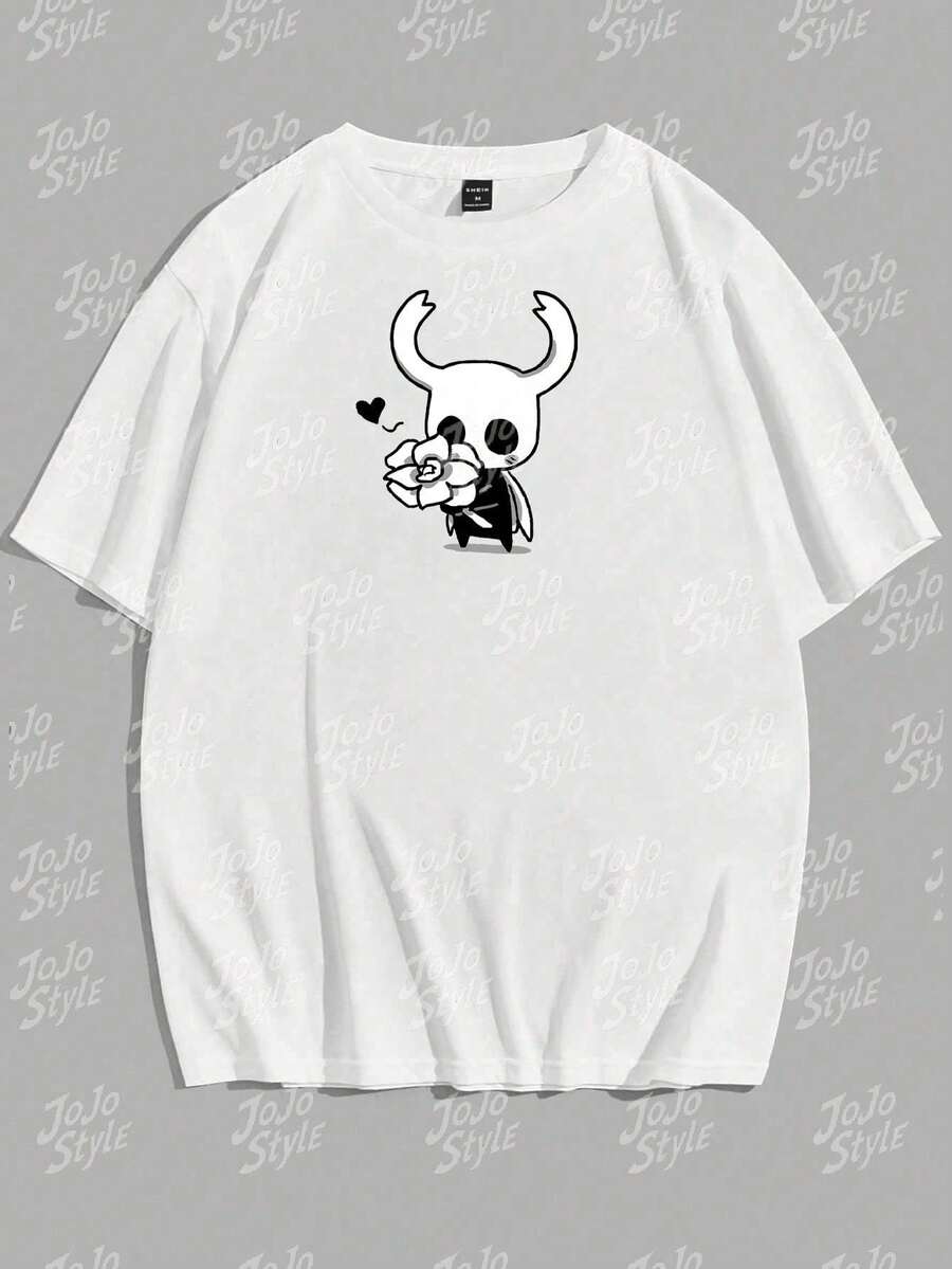 Hollow Knight Silk Song Fantasy Metroidvania Geek Video Game T-Shirt Unisex Male Female 100% Cotton Premium Top Streetwear Launch Immediate Shipping Various Colors!! Plus Size - 花 - 查看 1