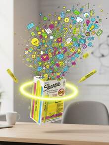 Sharpie Highlighter Yellow Color C/12 Pcs - Yellow - View 4