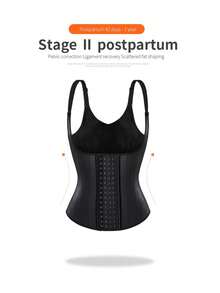 Waist Trainer Vest, European And American Style, Sweat-Inducing, Fitness Body Shaper, Neoprene Fabric, Adjustable Shoulder Straps