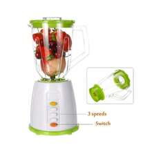 Licuadora versátil 15L verde batidora de vaso jugos smoothies mezclador alimentos procesador cocina multiusos resistente motor potente fácil limpiar preparar bebidas alimentos frescos - Verde - Ver 4