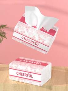 5-Ply Thickened Facial Tissue Paper, Embossed 4-Edge, Bulk Pack For Home Use, Students, Offices, Camping, Graduation, Halloween, Christmas Parties, Picnics, Suitable For Men & Women