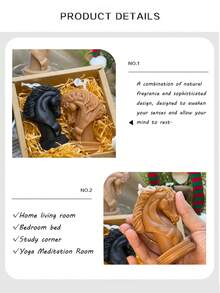 Nến thơm nghệ thuật Horsehead 3D, được chế tác tỉ mỉ từ sáp đậu thủ công, vừa là đạo cụ chụp ảnh trang sức vừa là điểm nhấn trang trí nhà cửa đầy mê hoặc. Những ngọn nến này không chỉ nâng tầm không gian ngôi nhà của bạn mà còn làm mới không khí với hương thơm dễ chịu. Hoàn hảo làm quà tặng ngày lễ tình nhân hoặc quà sinh nhật, chúng có nhiều màu sắc đa dạng - mơ, nâu và đen - phù hợp với sở thích của bạn. - Nhiều màu - Xem 3