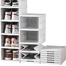 Foldable Shoe Racks - WHITE - View 2