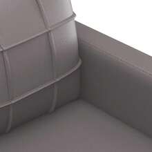 2-Sitzer-Sofa Grau 120 cm Kunster - Grau - Übersicht 5