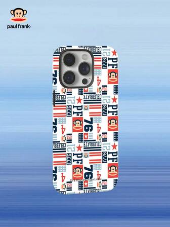  Paul Frank-licensierat autentiskt 2-i-1-telefonskal, helkroppsskyddande stötsäkert kameraskydd, design kompatibel med iPhone 13/14/15/16/17 Pro Max