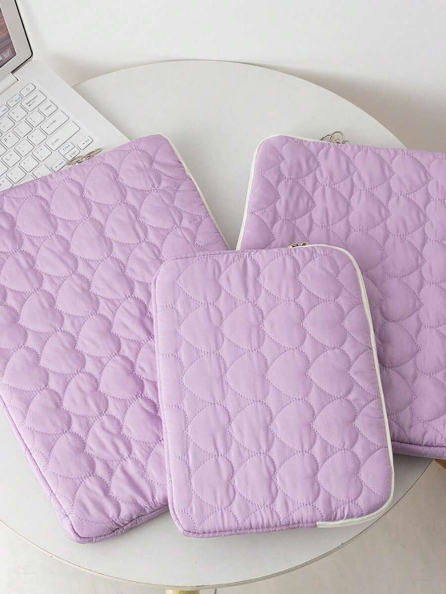 一款绗缝心形高帮笔记本电脑/平板电脑保护套，适合居家、旅行、度假和学校使用。是送给朋友和老师的绝佳生日礼物。笔记本电脑包/电脑套/防水旅行必备品。 - 彩色 - 查看 1