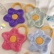 مناشف يدوية على شكل زهرة - فائقة اللين وامتصاصية عالية مناشف وجه زهرية (مع حلقات تعليق)، بقياس 7.8 * 10.6 بوصة، بوزن 500 جرام. مناشف كرتونية ملونة سريعة الجفاف/مناشف حمام، مناسبة للحمام/المطبخ/ديكور المنزل. هدية مثالية للأطفال والبالغين (متوفرة بألوان متعددة). كما أنها تشكل هدية عيد ميلاد رائعة.