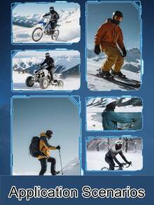 One-Piece Knitting Balaclava Ski Mask For Men Women,Cold Weather Thermal Face Mask For Skiing,Snowboarding,Motorcycle - Multicolor - View 9