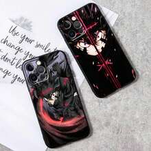 Custodia per telefono morbida nera compatibile con Apple 16, 15, 14, 13, 12, 11, XS, XR, X, Pro, Max, Plus, Mini, con cover ispirata al fumetto anime Black Clover. Compatibile anche con Galaxy S17, S17 Pro, S17 Pro Max. - HA11207HSE - Visualizzare 4