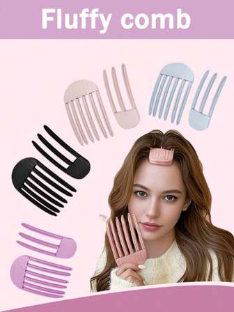 2pcs Root Volumizing & Bangs Styling Tools For Women, Hair Clip Accessories For Flat, Lifeless Hair ,Hair Styling Kit