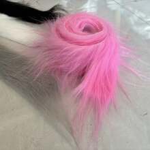 1 Pc Handmade Long Faux Fabric Shaggy Fur Patches Fabric Trim Ribbon Chair Cover Seat Cushion Pad Supplies For DIY Craft Costume Decoration, Make For Shoes Hats 1.5M Faux Fur Ribbon Tapes Diy Apparel Sewing Fluffy Trim Trimming Fabric Home Decoration Sewing Costume Plush Fur Stripe Gift - Multicolor - View 21