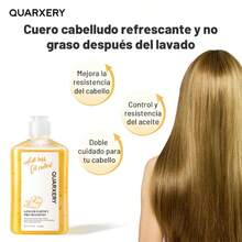 QUARXERY Shampoo Anticaída - Limpieza Profunda, Control de Grasa y Crecimiento Capilar - Naranja - Ver 7