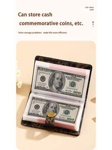 100-Page A6 Lockable Binder With Bear Pattern – Waterproof & Magnetic, Budget Tracker, Cash Notebook, Financial Planner – Perfect For Back-To-School Students Or Savings Goals.